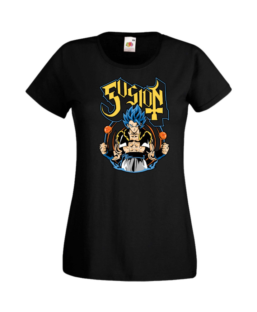 Дамска Тениска Dragon Ball Z, Dbz, Goku, Vegeta, Super Saiyan, Dragon, Gogeta, Master Roshi, Kamehameha, Galick Gun, Dragon Ball