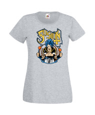 Дамска Тениска Dragon Ball Z, Dbz, Goku, Vegeta, Super Saiyan, Dragon, Gogeta, Master Roshi, Kamehameha, Galick Gun, Dragon Ball