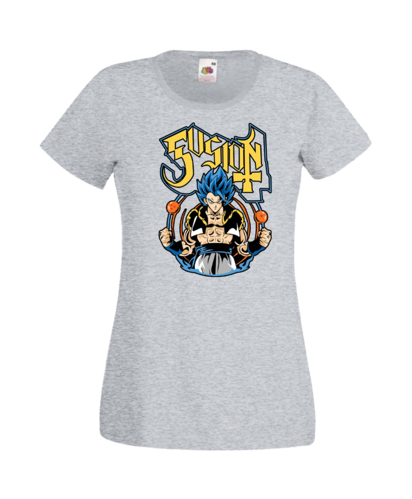 Дамска Тениска Dragon Ball Z, Dbz, Goku, Vegeta, Super Saiyan, Dragon, Gogeta, Master Roshi, Kamehameha, Galick Gun, Dragon Ball