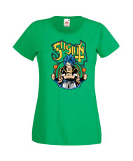 Дамска Тениска Dragon Ball Z, Dbz, Goku, Vegeta, Super Saiyan, Dragon, Gogeta, Master Roshi, Kamehameha, Galick Gun, Dragon Ball