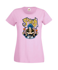 Дамска Тениска Dragon Ball Z, Dbz, Goku, Vegeta, Super Saiyan, Dragon, Gogeta, Master Roshi, Kamehameha, Galick Gun, Dragon Ball
