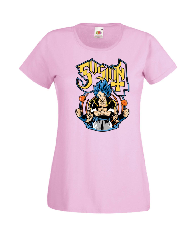 Дамска Тениска Dragon Ball Z, Dbz, Goku, Vegeta, Super Saiyan, Dragon, Gogeta, Master Roshi, Kamehameha, Galick Gun, Dragon Ball