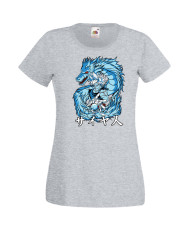 Дамска Тениска Dragon Ball Z, Dbz, Goku, Vegeta, Super Saiyan, Dragon, Gogeta, Master Roshi, Kamehameha, Galick Gun, Dragon Ball