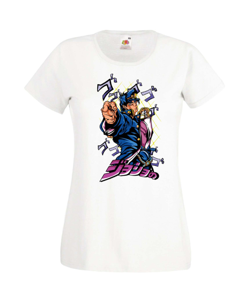 Дамска Тениска Japan Manga, Japan Anime, Jojo Bizzare Adventure, Jotari Kujo, Jojo'S Bizarre Adventure Jotaro Kujo Var-004