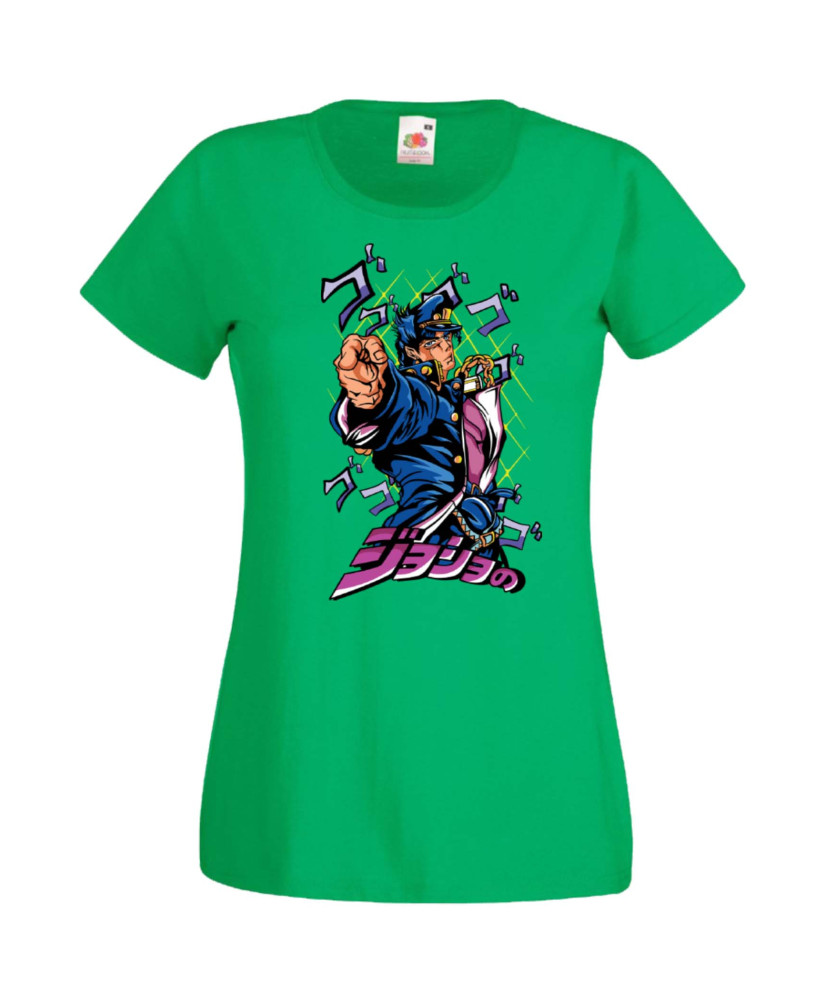 Дамска Тениска Japan Manga, Japan Anime, Jojo Bizzare Adventure, Jotari Kujo, Jojo'S Bizarre Adventure Jotaro Kujo Var-004