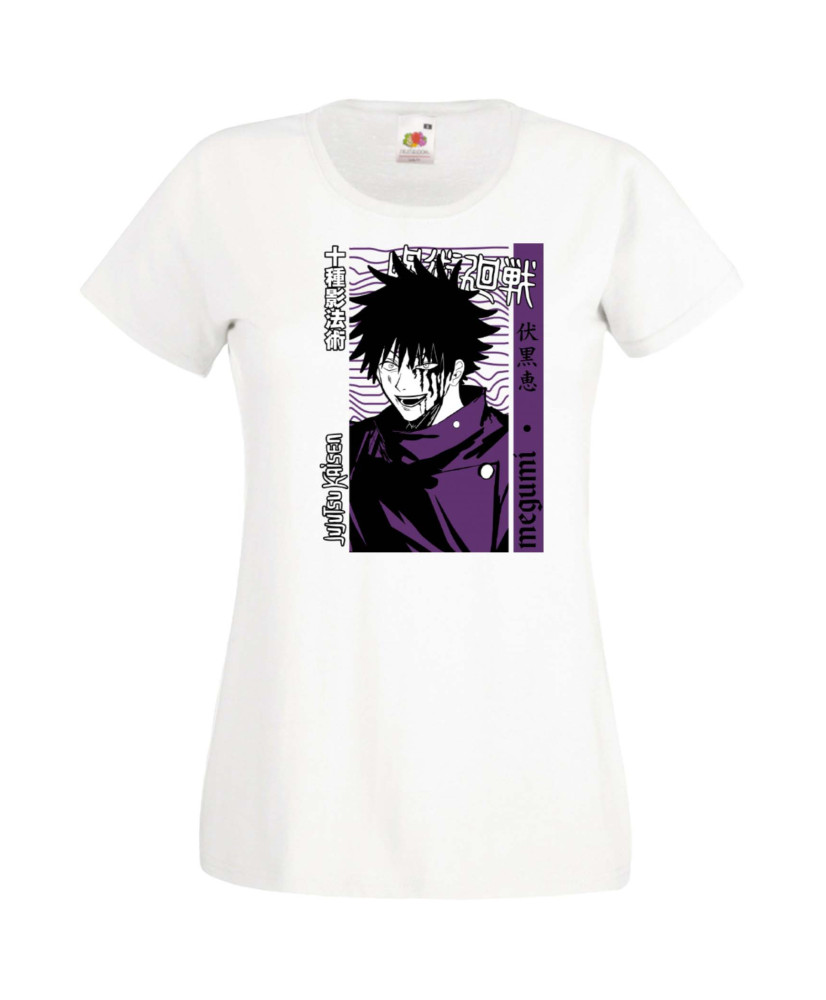Дамска Тениска Japan Manga, Japan Anime, Jujutsu Kaisen, Itadori Sakuna, Megumi Fushuiguro, Satoru Gojo, Jujutsu Kaisen Megumi F