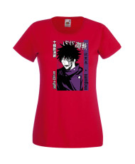 Дамска Тениска Japan Manga, Japan Anime, Jujutsu Kaisen, Itadori Sakuna, Megumi Fushuiguro, Satoru Gojo, Jujutsu Kaisen Megumi F