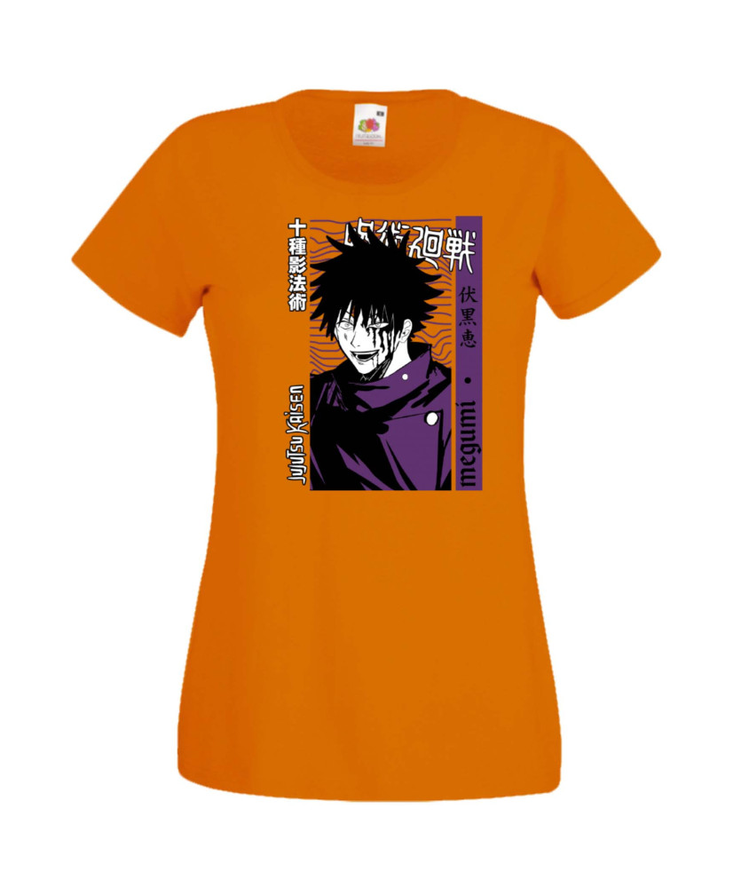 Дамска Тениска Japan Manga, Japan Anime, Jujutsu Kaisen, Itadori Sakuna, Megumi Fushuiguro, Satoru Gojo, Jujutsu Kaisen Megumi F