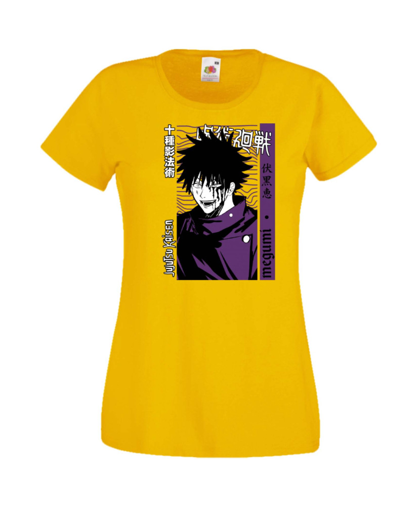 Дамска Тениска Japan Manga, Japan Anime, Jujutsu Kaisen, Itadori Sakuna, Megumi Fushuiguro, Satoru Gojo, Jujutsu Kaisen Megumi F