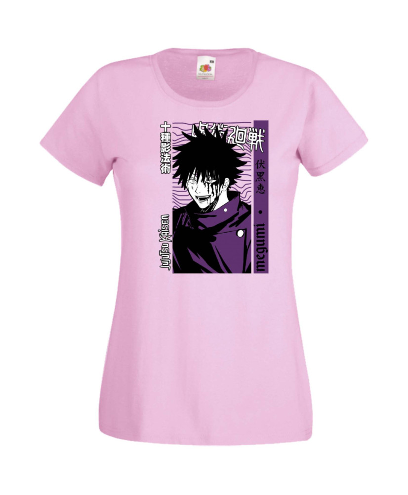 Дамска Тениска Japan Manga, Japan Anime, Jujutsu Kaisen, Itadori Sakuna, Megumi Fushuiguro, Satoru Gojo, Jujutsu Kaisen Megumi F