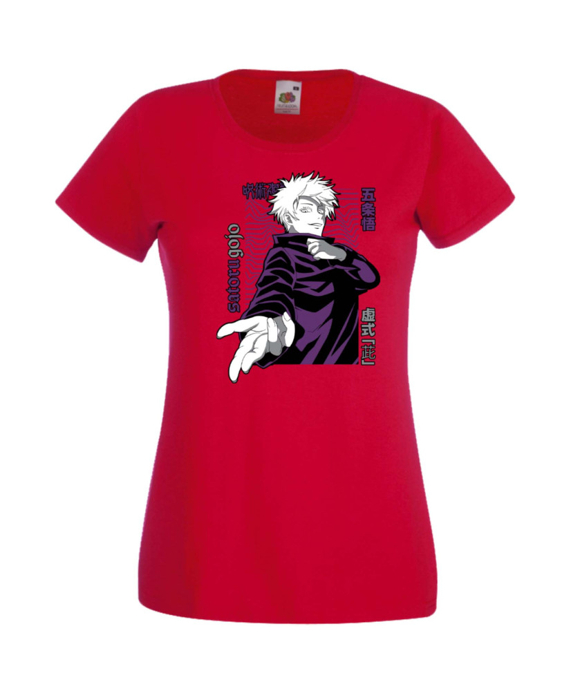 Дамска Тениска Japan Manga, Japan Anime, Jujutsu Kaisen, Itadori Sakuna, Megumi Fushuiguro, Satoru Gojo, Jujutsu Kaisen Satoru G