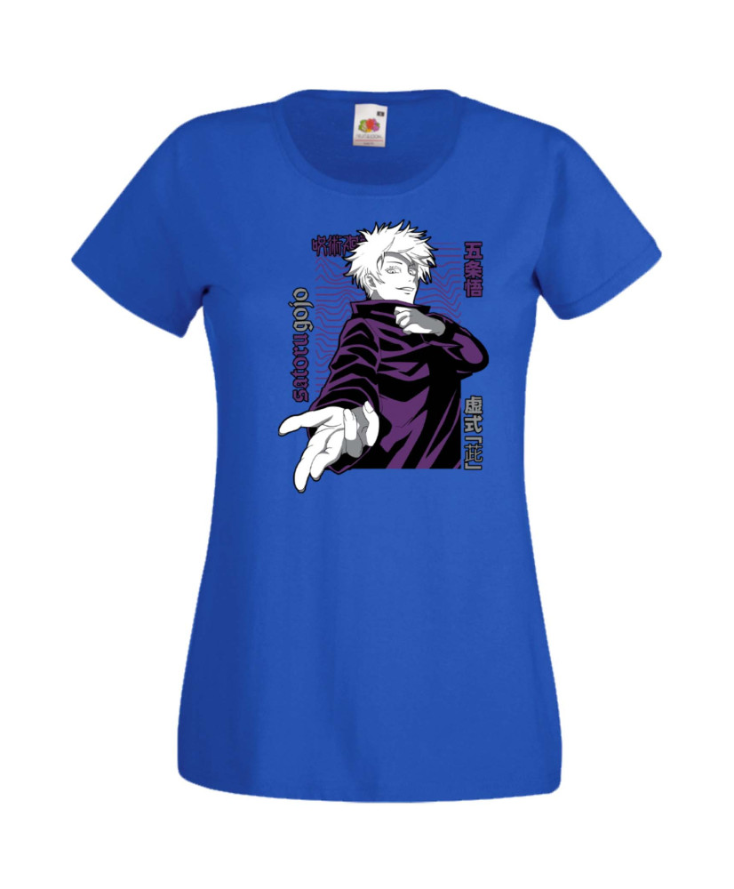 Дамска Тениска Japan Manga, Japan Anime, Jujutsu Kaisen, Itadori Sakuna, Megumi Fushuiguro, Satoru Gojo, Jujutsu Kaisen Satoru G