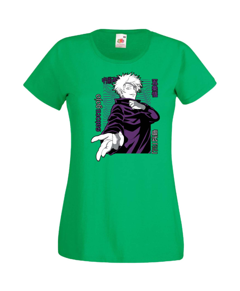 Дамска Тениска Japan Manga, Japan Anime, Jujutsu Kaisen, Itadori Sakuna, Megumi Fushuiguro, Satoru Gojo, Jujutsu Kaisen Satoru G