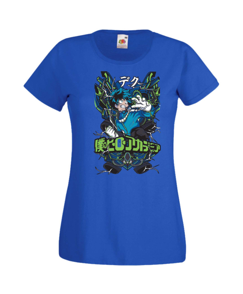Дамска Тениска Japan Manga, Japan Anime, My Hero Academia, Izuku Midoriya, All Might, Super Heroes, My Hero Academia Izuku Midor