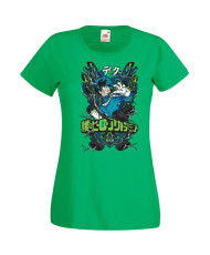 Дамска Тениска Japan Manga, Japan Anime, My Hero Academia, Izuku Midoriya, All Might, Super Heroes, My Hero Academia Izuku Midor
