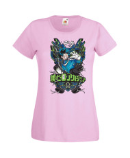 Дамска Тениска Japan Manga, Japan Anime, My Hero Academia, Izuku Midoriya, All Might, Super Heroes, My Hero Academia Izuku Midor