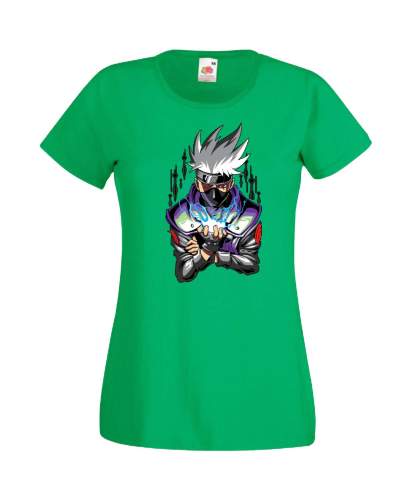Дамска Тениска Japan Manga, Japan Anime, Naruto Uzumaki, Sasuke Uchiha, Kakashi Hatake, Sakura Haruno, Gaara, Zabuza, Chidori, R