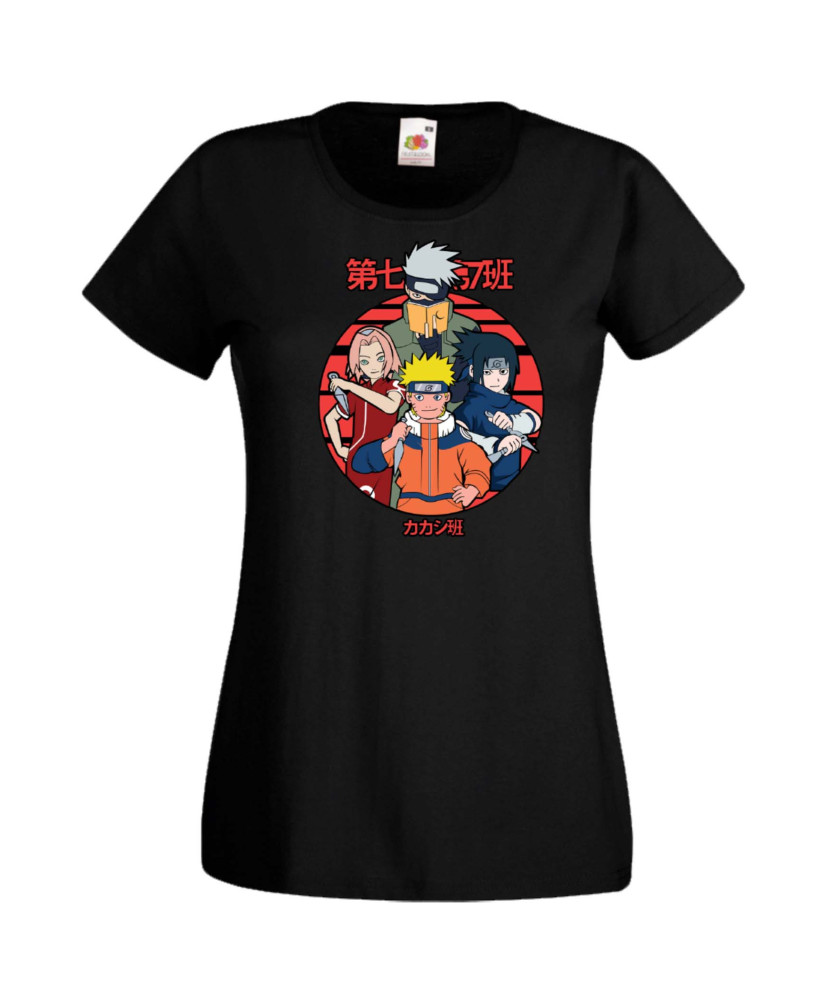 Дамска Тениска Japan Manga, Japan Anime, Naruto Uzumaki, Sasuke Uchiha, Kakashi Hatake, Sakura Haruno, Gaara, Zabuza, Chidori, R