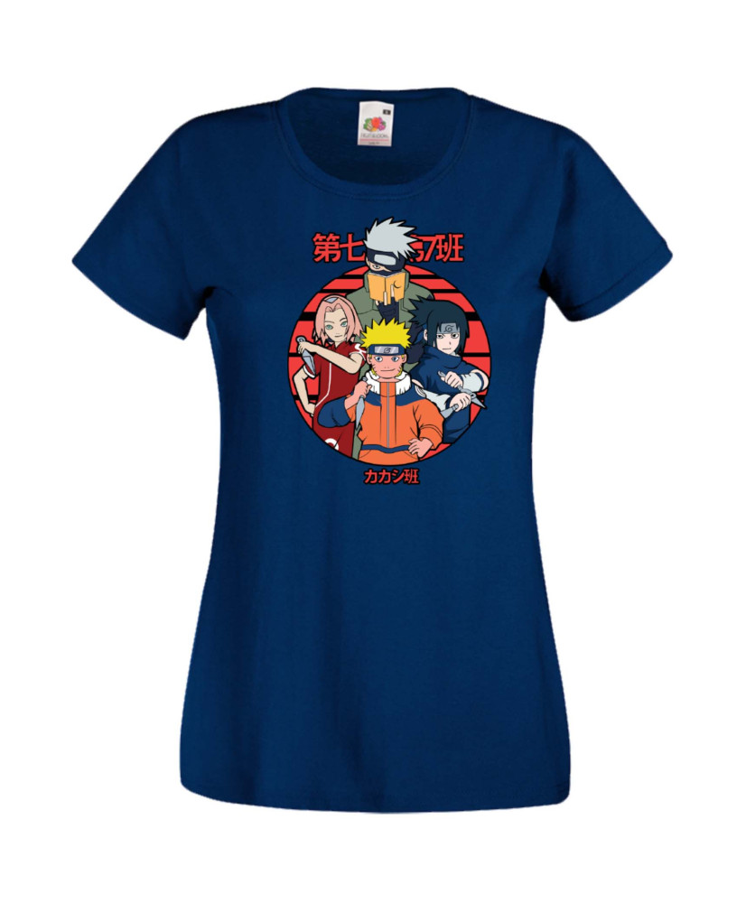 Дамска Тениска Japan Manga, Japan Anime, Naruto Uzumaki, Sasuke Uchiha, Kakashi Hatake, Sakura Haruno, Gaara, Zabuza, Chidori, R