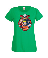 Дамска Тениска Japan Manga, Japan Anime, Naruto Uzumaki, Sasuke Uchiha, Kakashi Hatake, Sakura Haruno, Gaara, Zabuza, Chidori, R