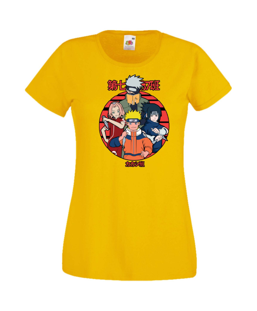 Дамска Тениска Japan Manga, Japan Anime, Naruto Uzumaki, Sasuke Uchiha, Kakashi Hatake, Sakura Haruno, Gaara, Zabuza, Chidori, R
