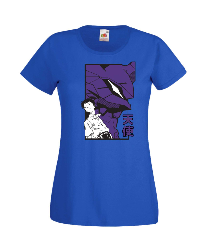 Дамска Тениска Japan Manga, Japan Anime, Neon Genesis Evangelion, Eva Unit, Mech, Shinji Ikari, Asuka Langley, Shinji, Neon Gene Дамска Тениска Japan Manga, Japan Anime, Neon Genesis Evangelion, Eva Unit, Mech, Shinji Ikari, Asuka Langley, Shinji, Neon Gene