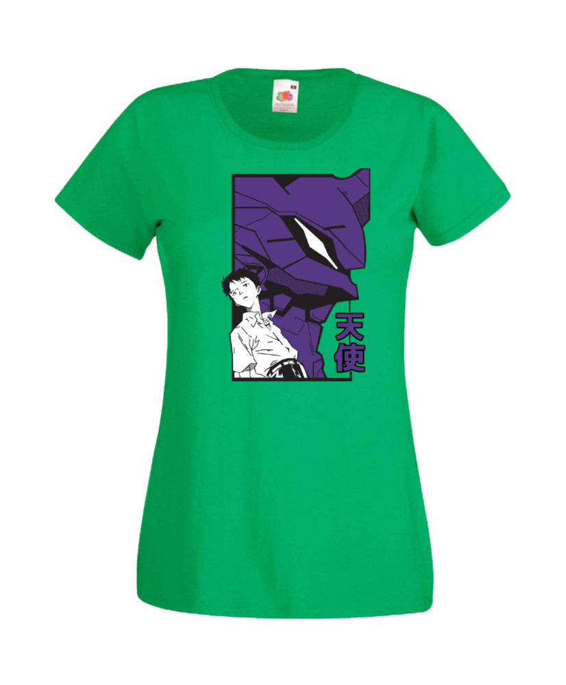Дамска Тениска Japan Manga, Japan Anime, Neon Genesis Evangelion, Eva Unit, Mech, Shinji Ikari, Asuka Langley, Shinji, Neon Gene Дамска Тениска Japan Manga, Japan Anime, Neon Genesis Evangelion, Eva Unit, Mech, Shinji Ikari, Asuka Langley, Shinji, Neon Gene