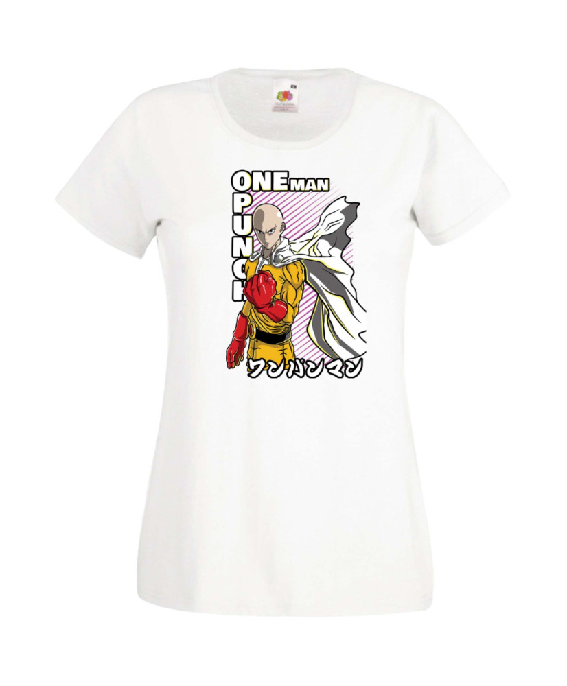 Дамска Тениска Japan Manga, Japan Anime, One Punch Man, Saitama, One Punch Man Saitama 01 Var-010