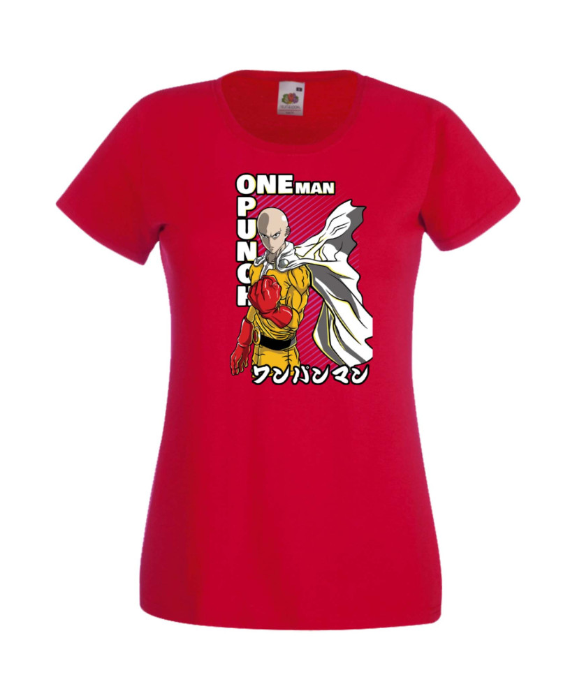 Дамска Тениска Japan Manga, Japan Anime, One Punch Man, Saitama, One Punch Man Saitama 01 Var-010