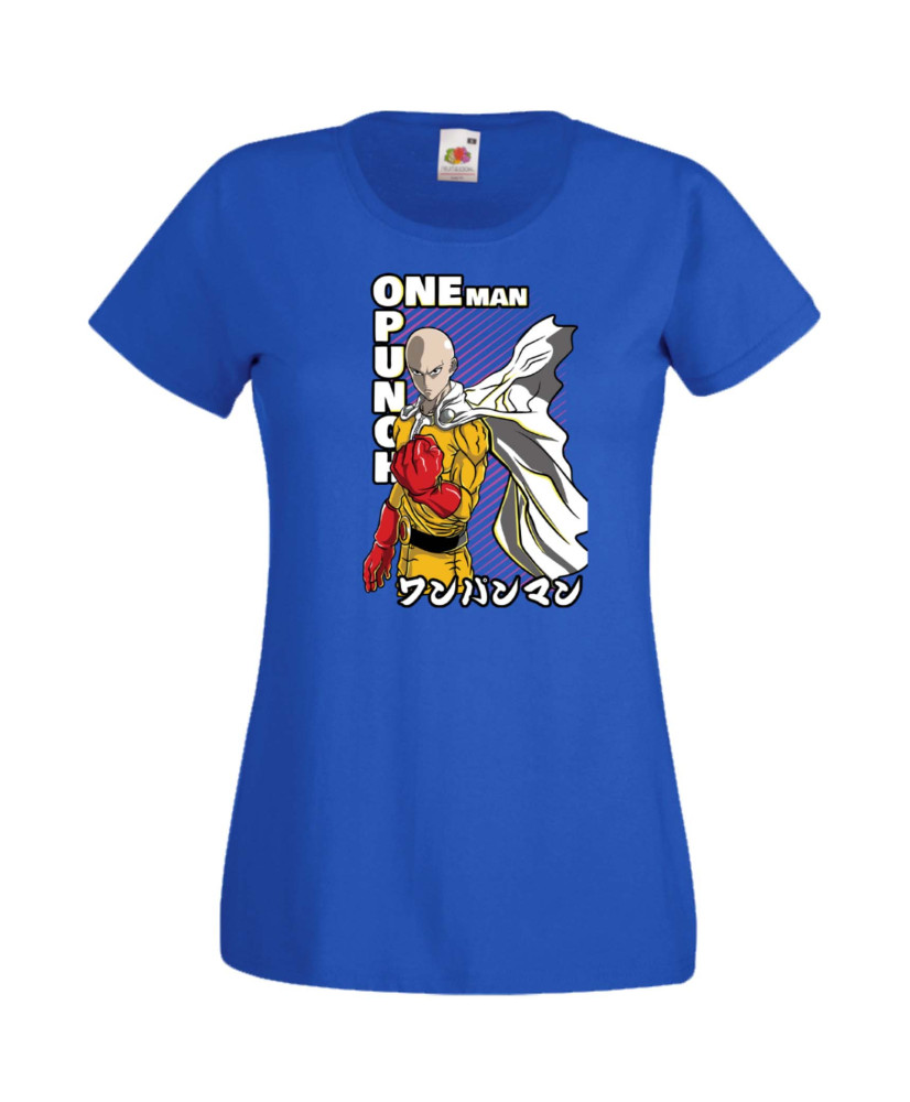 Дамска Тениска Japan Manga, Japan Anime, One Punch Man, Saitama, One Punch Man Saitama 01 Var-010