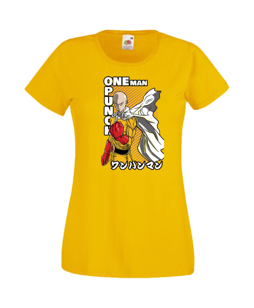 Дамска Тениска Japan Manga, Japan Anime, One Punch Man, Saitama, One Punch Man Saitama 01 Var-010