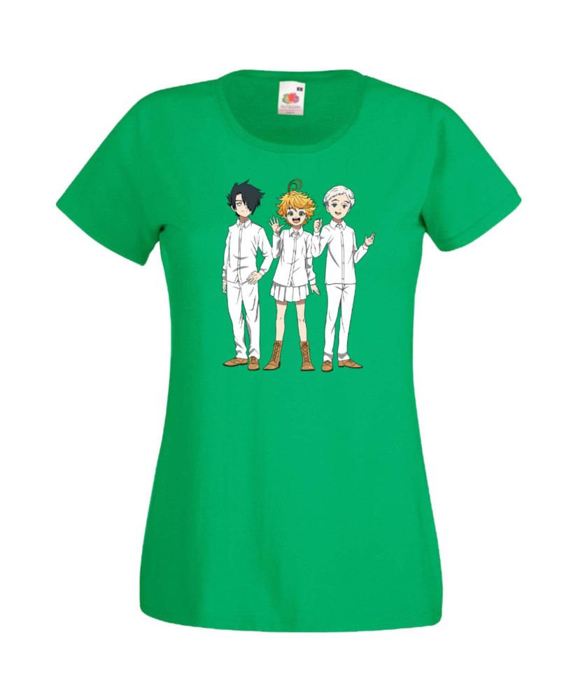 Дамска Тениска Japan Manga, Japan Anime, Promised Neverland, The Promised Neverland Var-009