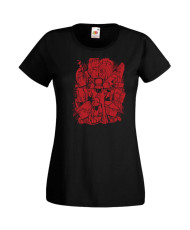 Дамска Тениска Japan Manga, Japan Anime, Naruto Uzumaki, Sasuke Uchiha, Kakashi Hatake, Sakura Haruno, Gaara, Zabuza, Chidori, R