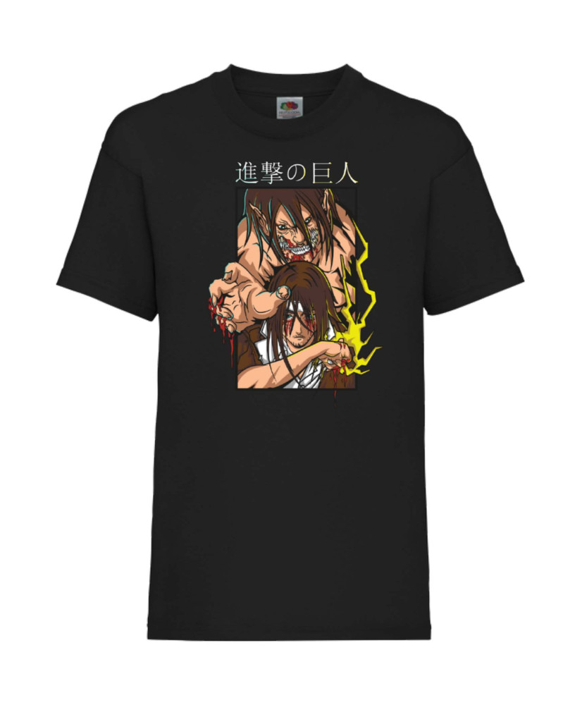 Детска Тениска Japan Animation Manga Anime Comics Japan Manga, Japan Anime, Attack On Titan, Eren Yaeger, Levi Ackerman, Armin, 