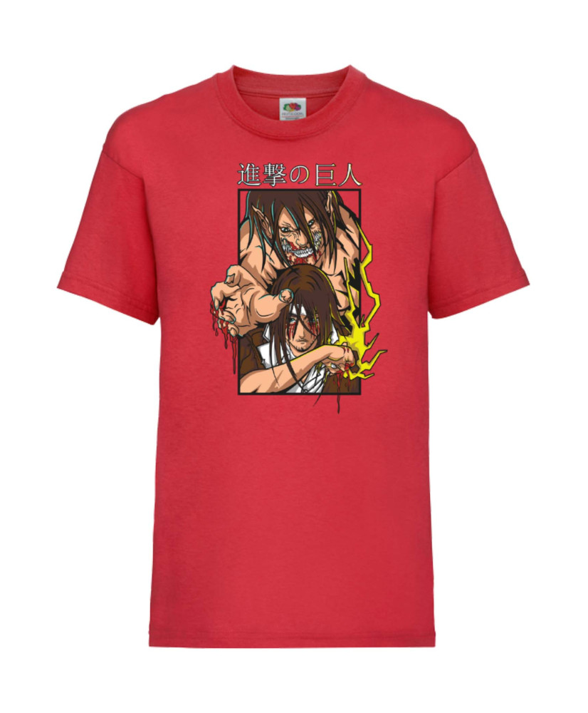 Детска Тениска Japan Animation Manga Anime Comics Japan Manga, Japan Anime, Attack On Titan, Eren Yaeger, Levi Ackerman, Armin, 