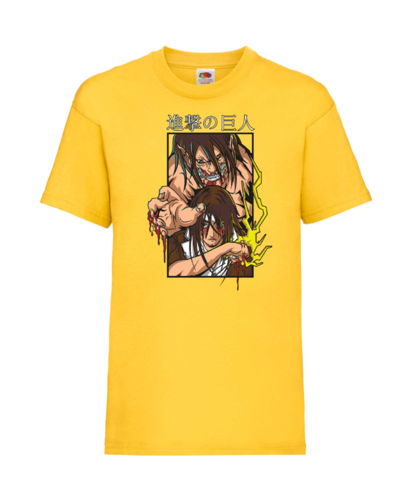Детска Тениска Japan Animation Manga Anime Comics Japan Manga, Japan Anime, Attack On Titan, Eren Yaeger, Levi Ackerman, Armin, 