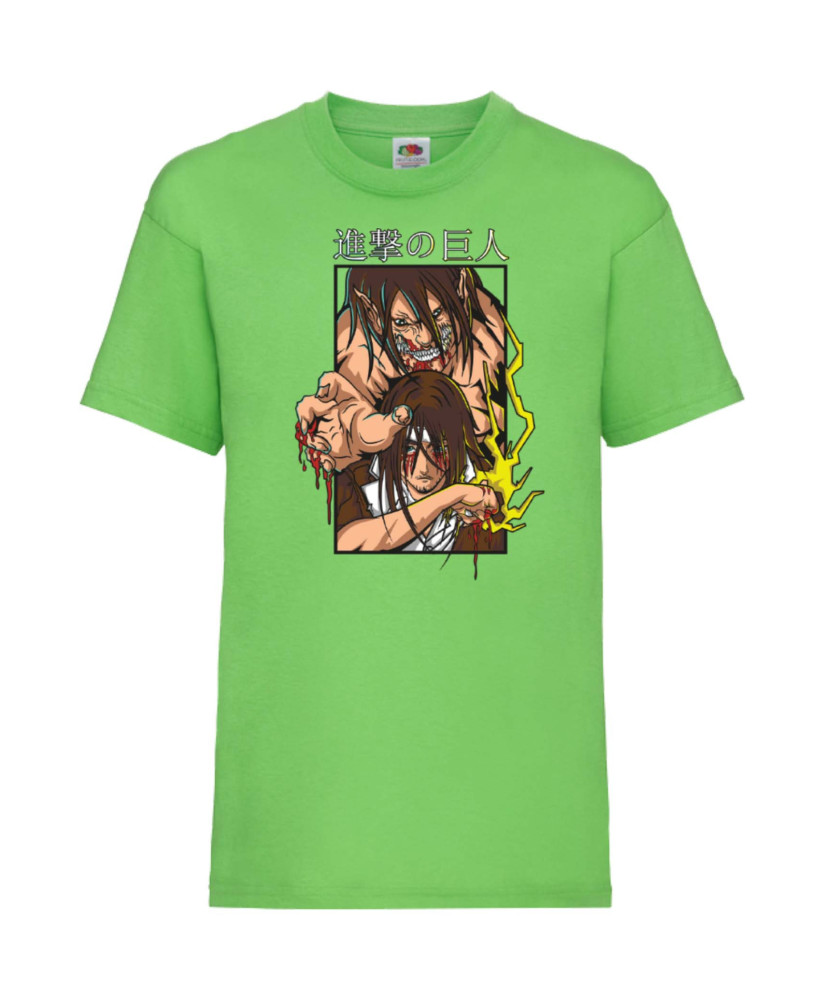 Детска Тениска Japan Animation Manga Anime Comics Japan Manga, Japan Anime, Attack On Titan, Eren Yaeger, Levi Ackerman, Armin, 