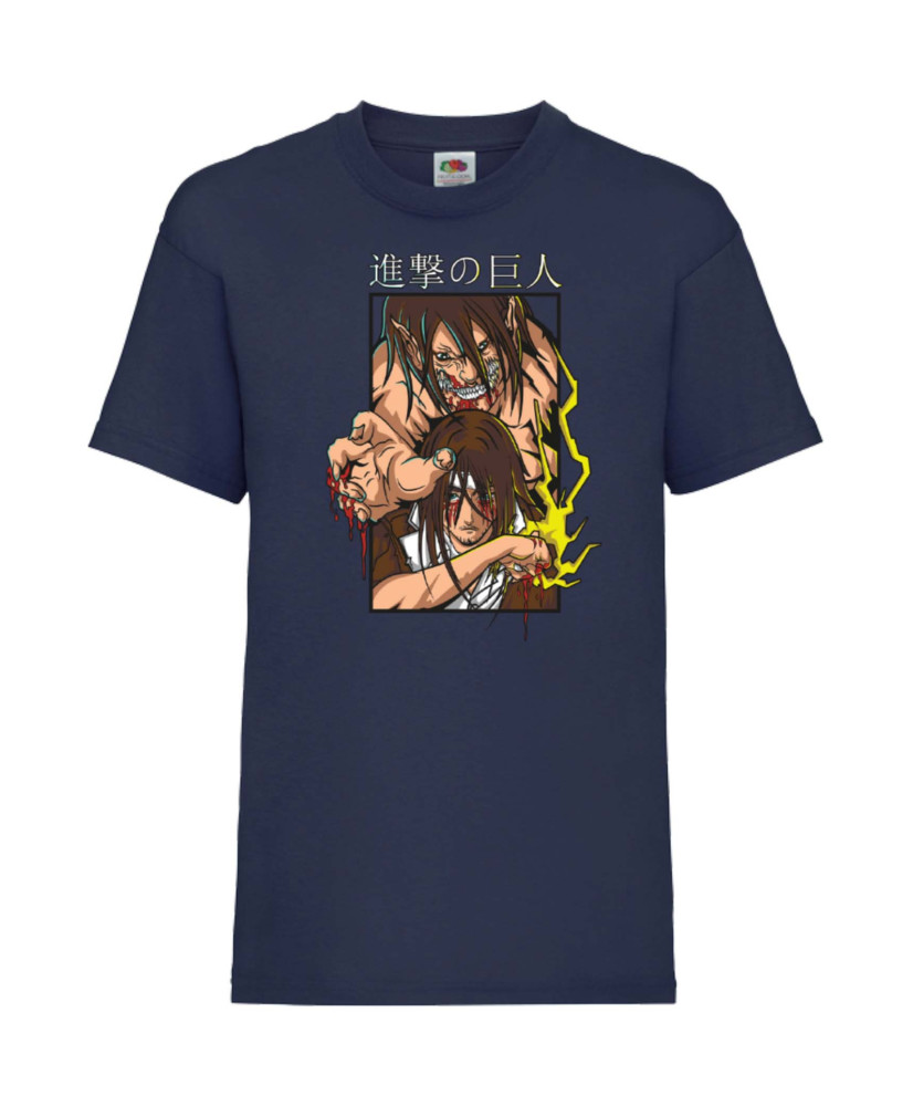 Детска Тениска Japan Animation Manga Anime Comics Japan Manga, Japan Anime, Attack On Titan, Eren Yaeger, Levi Ackerman, Armin, 