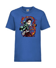 Детска Тениска Japan Animation Manga Anime Comics Japan Manga, Japan Anime, Demon Slayer, Kimetsu No Yaiba, Akaza, Inosuke, Sabi