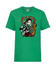 Детска Тениска Japan Animation Manga Anime Comics Japan Manga, Japan Anime, Demon Slayer, Kimetsu No Yaiba, Akaza, Inosuke, Sabi
