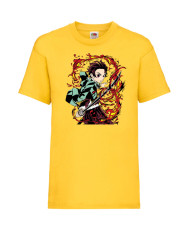 Детска Тениска Japan Animation Manga Anime Comics Japan Manga, Japan Anime, Demon Slayer, Kimetsu No Yaiba, Akaza, Inosuke, Sabi