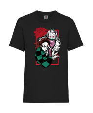Детска Тениска Japan Animation Manga Anime Comics Japan Manga, Japan Anime, Demon Slayer, Kimetsu No Yaiba, Akaza, Inosuke, Sabi