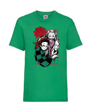 Детска Тениска Japan Animation Manga Anime Comics Japan Manga, Japan Anime, Demon Slayer, Kimetsu No Yaiba, Akaza, Inosuke, Sabi