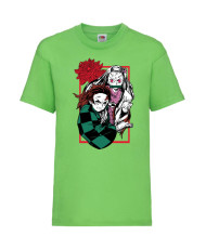 Детска Тениска Japan Animation Manga Anime Comics Japan Manga, Japan Anime, Demon Slayer, Kimetsu No Yaiba, Akaza, Inosuke, Sabi