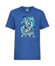 Детска Тениска Japan Animation Manga Anime Comics Dragon Ball Z, Dbz, Goku, Vegeta, Super Saiyan, Dragon, Gogeta, Master Roshi, 