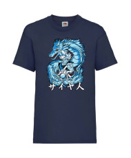 Детска Тениска Japan Animation Manga Anime Comics Dragon Ball Z, Dbz, Goku, Vegeta, Super Saiyan, Dragon, Gogeta, Master Roshi, 
