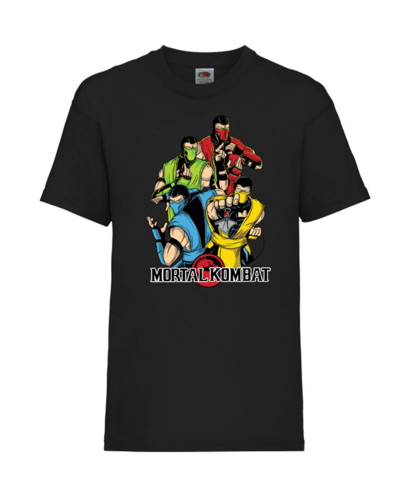 Детска Тениска Japan Animation Manga Anime Comics Mortal Kombat Sub-Zero Reptile Scorpion Mk Liu Kang Johnny Cage  Mortal Kombat