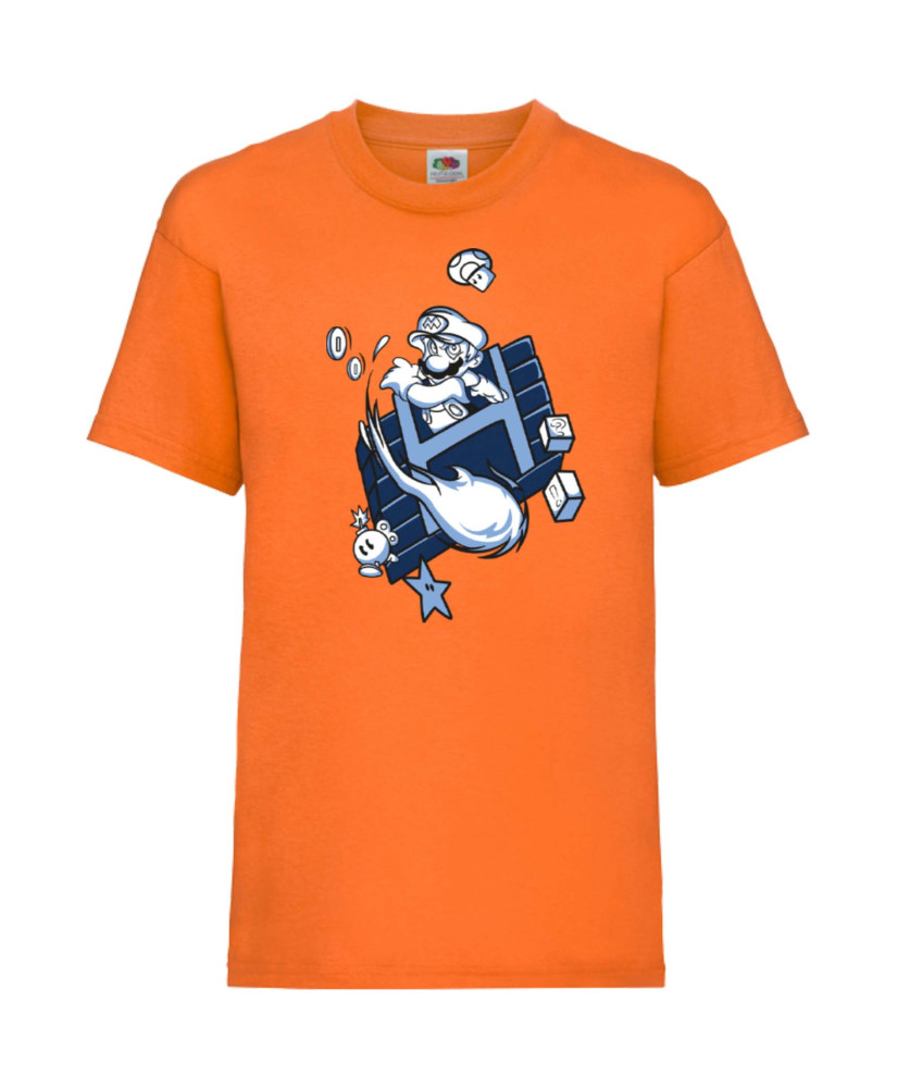 Детска Тениска Japan Animation Manga Anime Comics Super Mario, Nintendo Game, Luigi, Bowser, Princess Peach, Super Mario Firebal