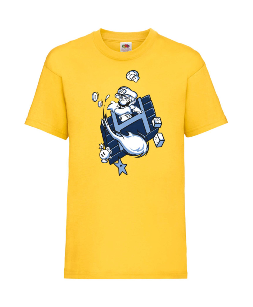 Детска Тениска Japan Animation Manga Anime Comics Super Mario, Nintendo Game, Luigi, Bowser, Princess Peach, Super Mario Firebal