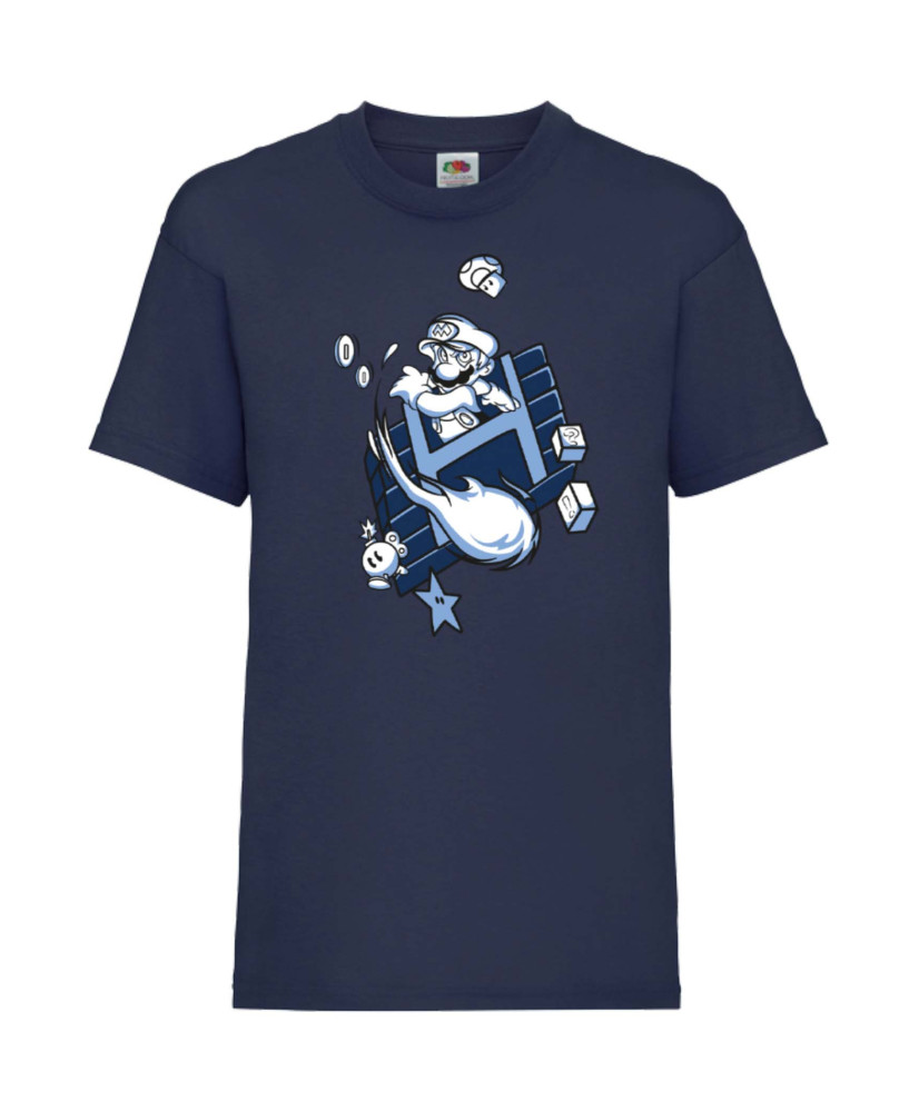 Детска Тениска Japan Animation Manga Anime Comics Super Mario, Nintendo Game, Luigi, Bowser, Princess Peach, Super Mario Firebal